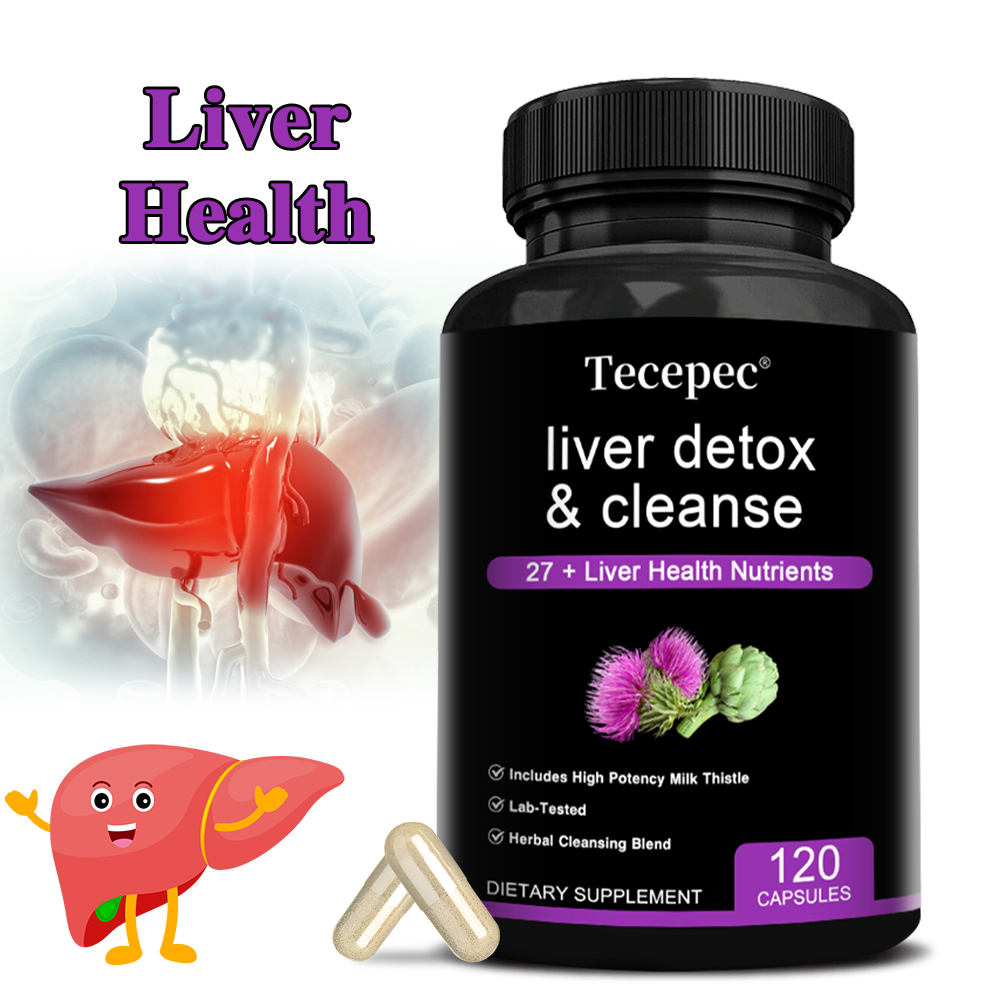 Herbal Wellness Blend - แคปซูลเสริมอาหารบำรุงตับ ผสมสารสกัดจากมิลค์ธิสเทิล แดนดิไลออน ขมิ้น และอาร์ติโชก 120