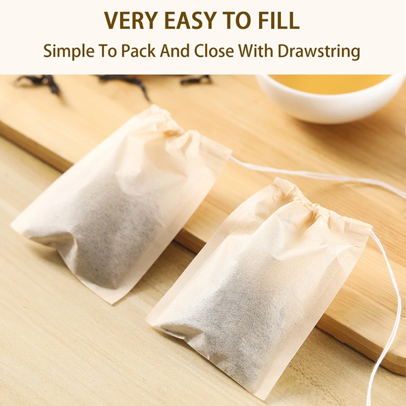 100 ชิ้น Teabags พร้อมสายรัดกร - Herbal Wellness Blend บทวิจารณ์และราคา