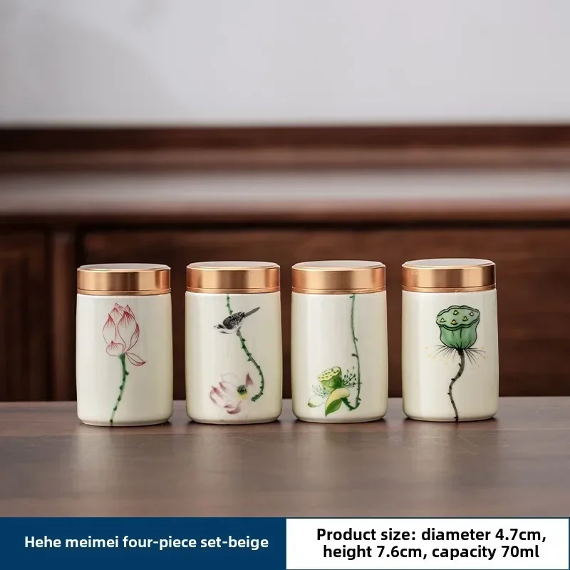 4 ชิ้น/ล็อต Boutique เซรามิคชา - Herbal Wellness Blend บทวิจารณ์และราคา