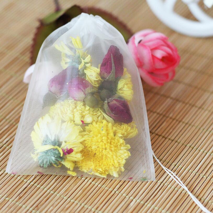 50 ชิ้น/ล็อตถุงชาเปล่าวัสดุไนล - Herbal Wellness Blend บทวิจารณ์และราคา