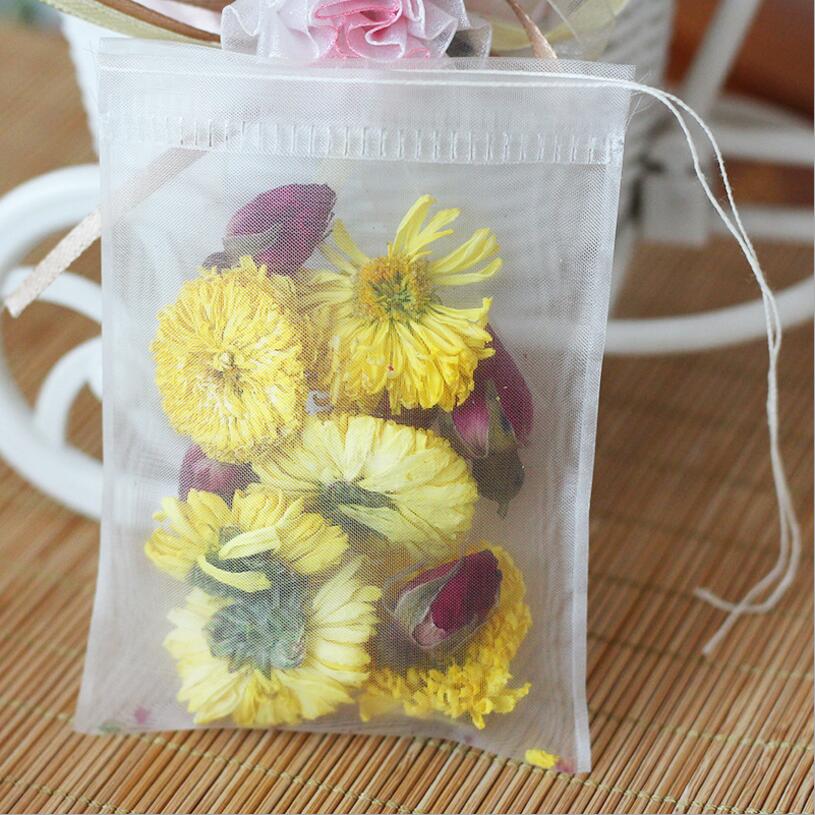 50 ชิ้น/ล็อตถุงชาเปล่าวัสดุไนล - Herbal Wellness Blend บทวิจารณ์และราคา